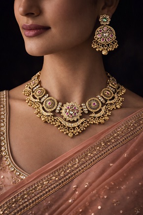 Royal Swarovski Heritage Antique Jewellery Set